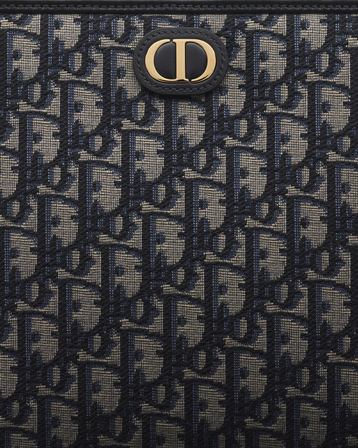 Pochette Dior - Dea 30 Montaigne - Toile jacquard Dior Oblique bleu