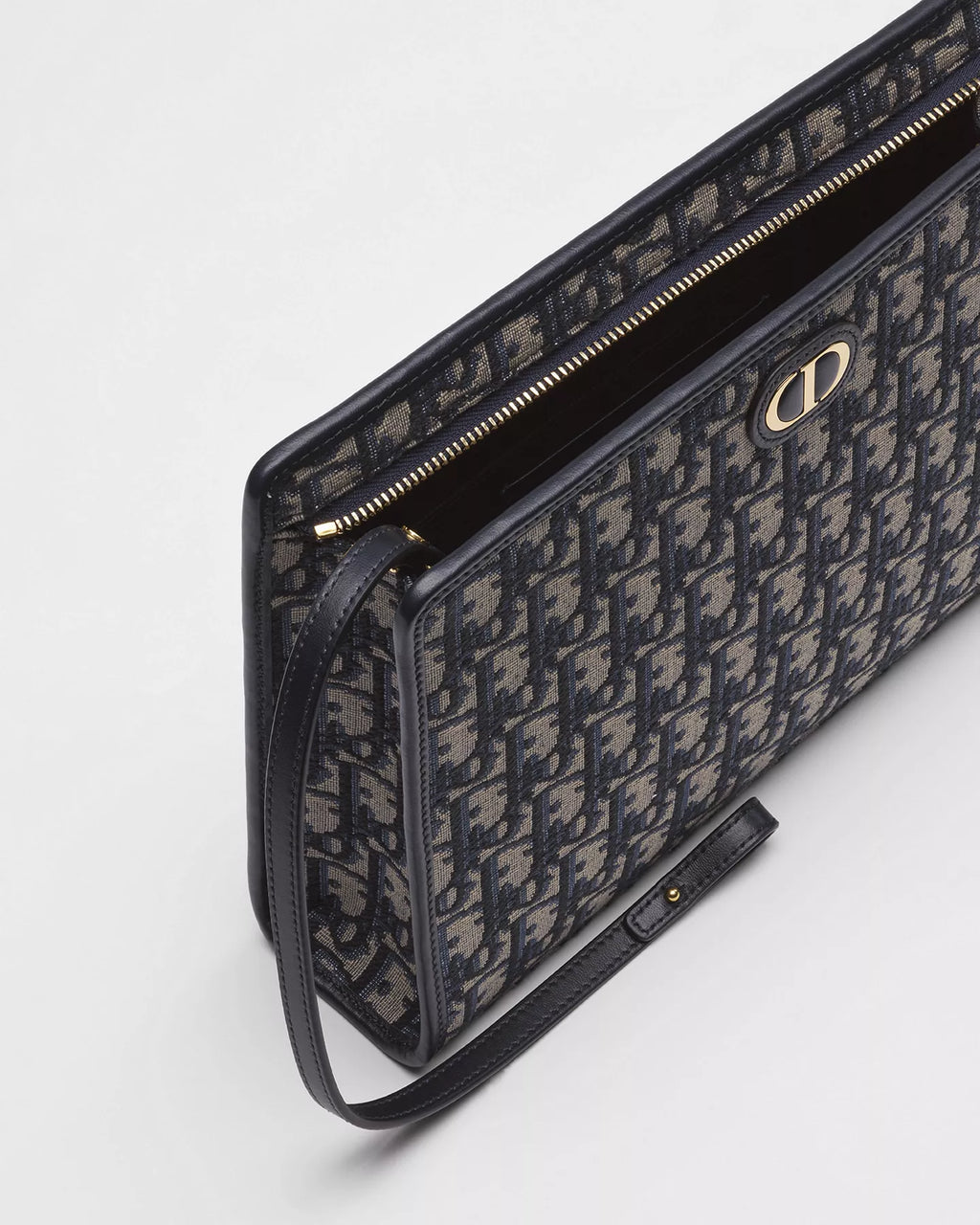 Pochette Dior - Dea 30 Montaigne - Toile jacquard Dior Oblique bleu