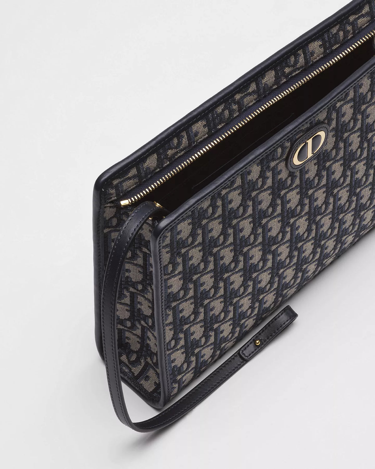 Pochette Dior - Dea 30 Montaigne - Toile jacquard Dior Oblique bleu