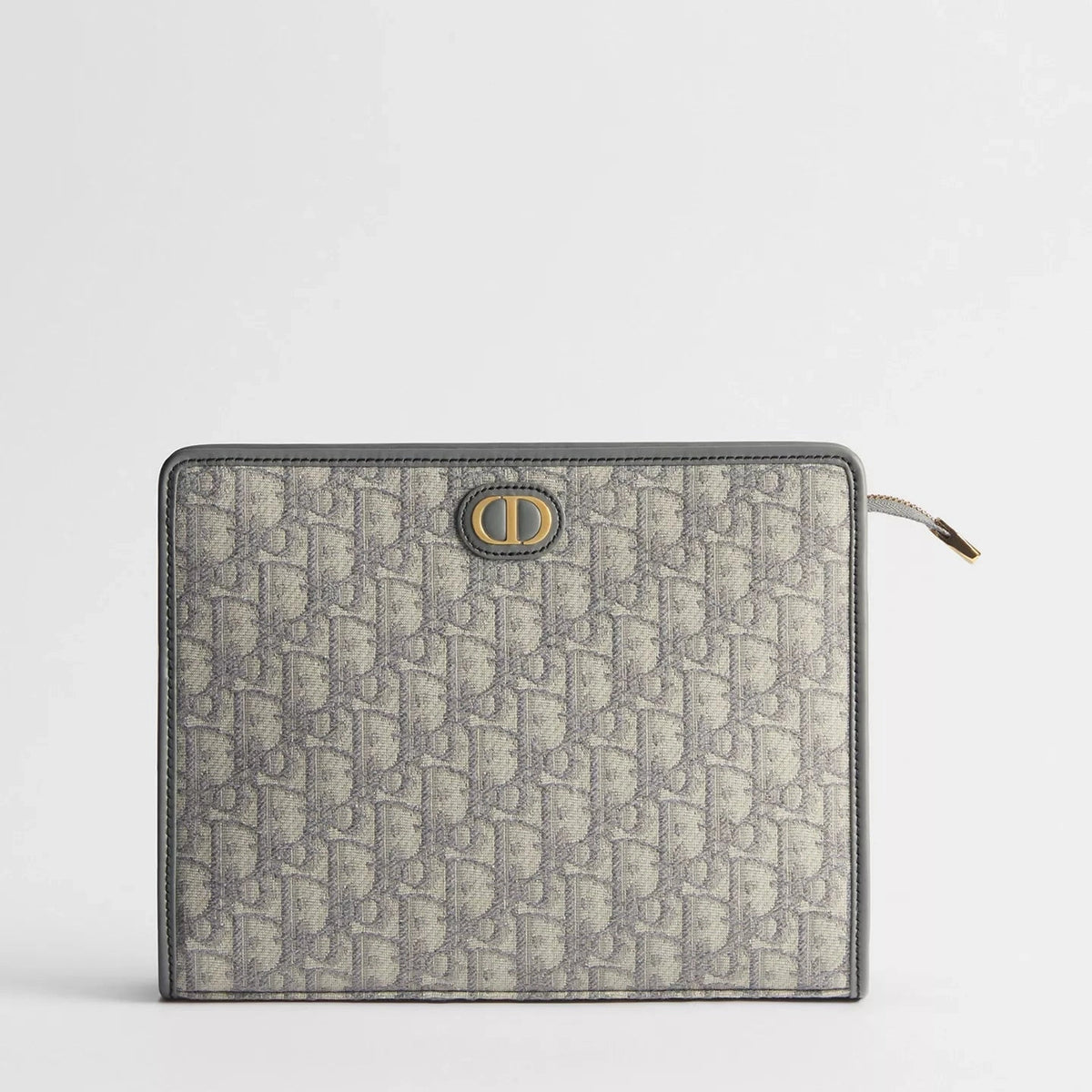 Pochette Dior - Dea 30 Montaigne - Toile jacquard Dior Oblique gris
