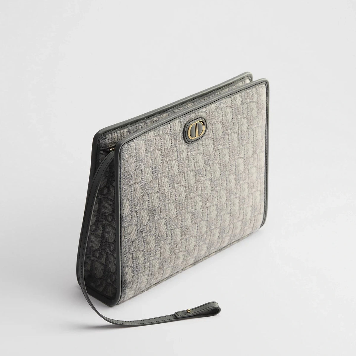 Pochette Dior - Dea 30 Montaigne - Toile jacquard Dior Oblique gris