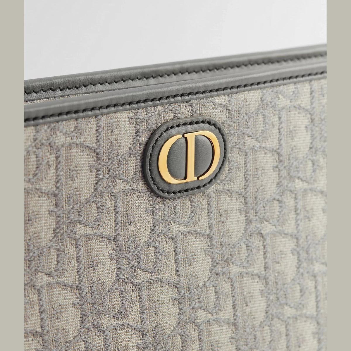 Pochette Dior - Dea 30 Montaigne - Toile jacquard Dior Oblique gris