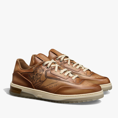 Espadrilles Berluti - Playoff - Cuir de Veau Venezia - Marron