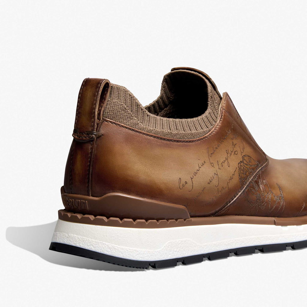 Espadrilles Berluti - Fast Track En Cuir Et Maille