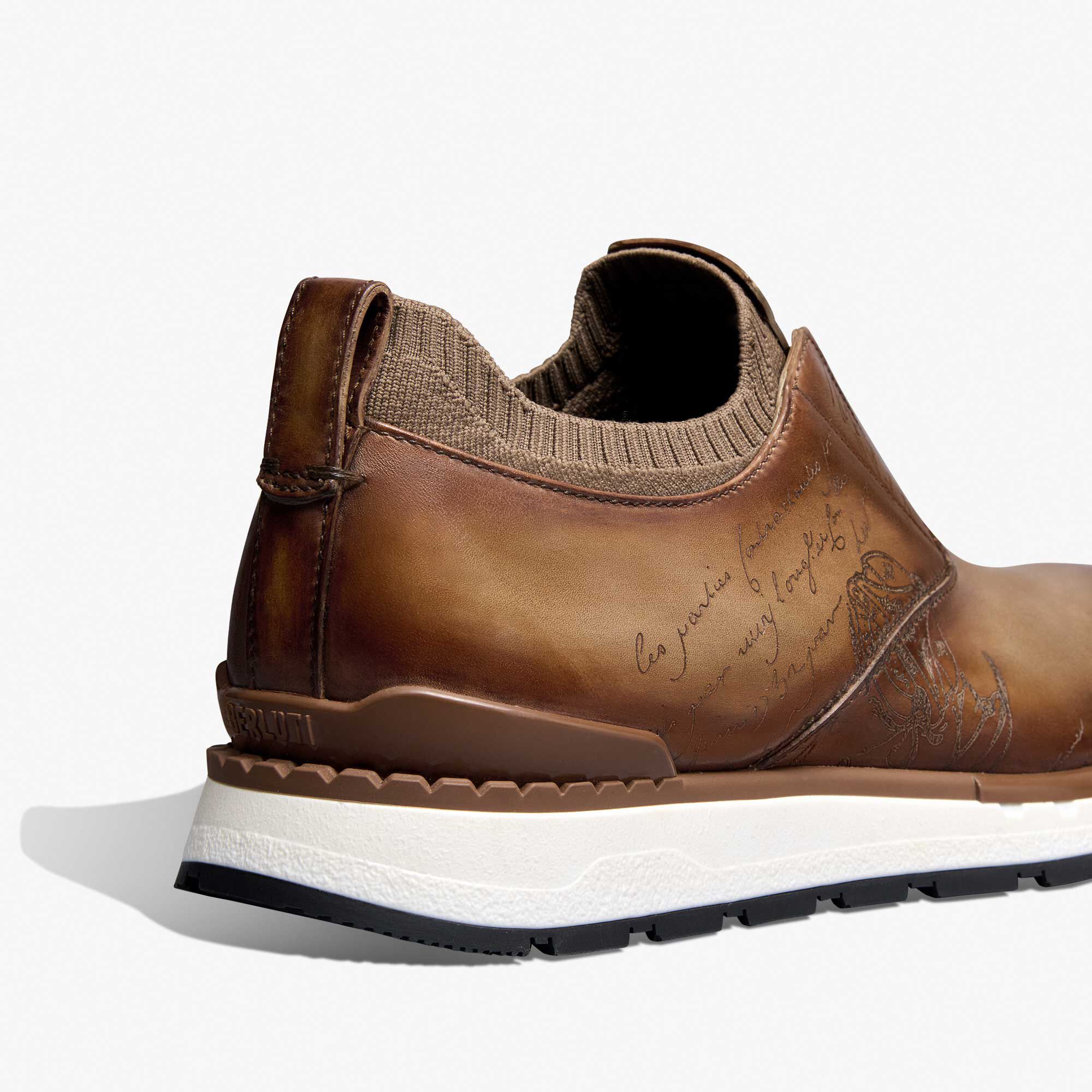 Espadrilles Berluti - Fast Track En Cuir Et Maille