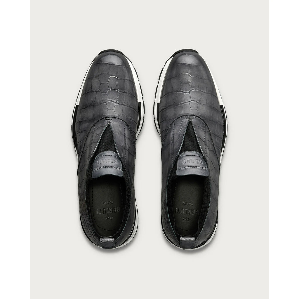 Espadrilles Berluti - Fast Track En Cuir d'Alligator et Nylon