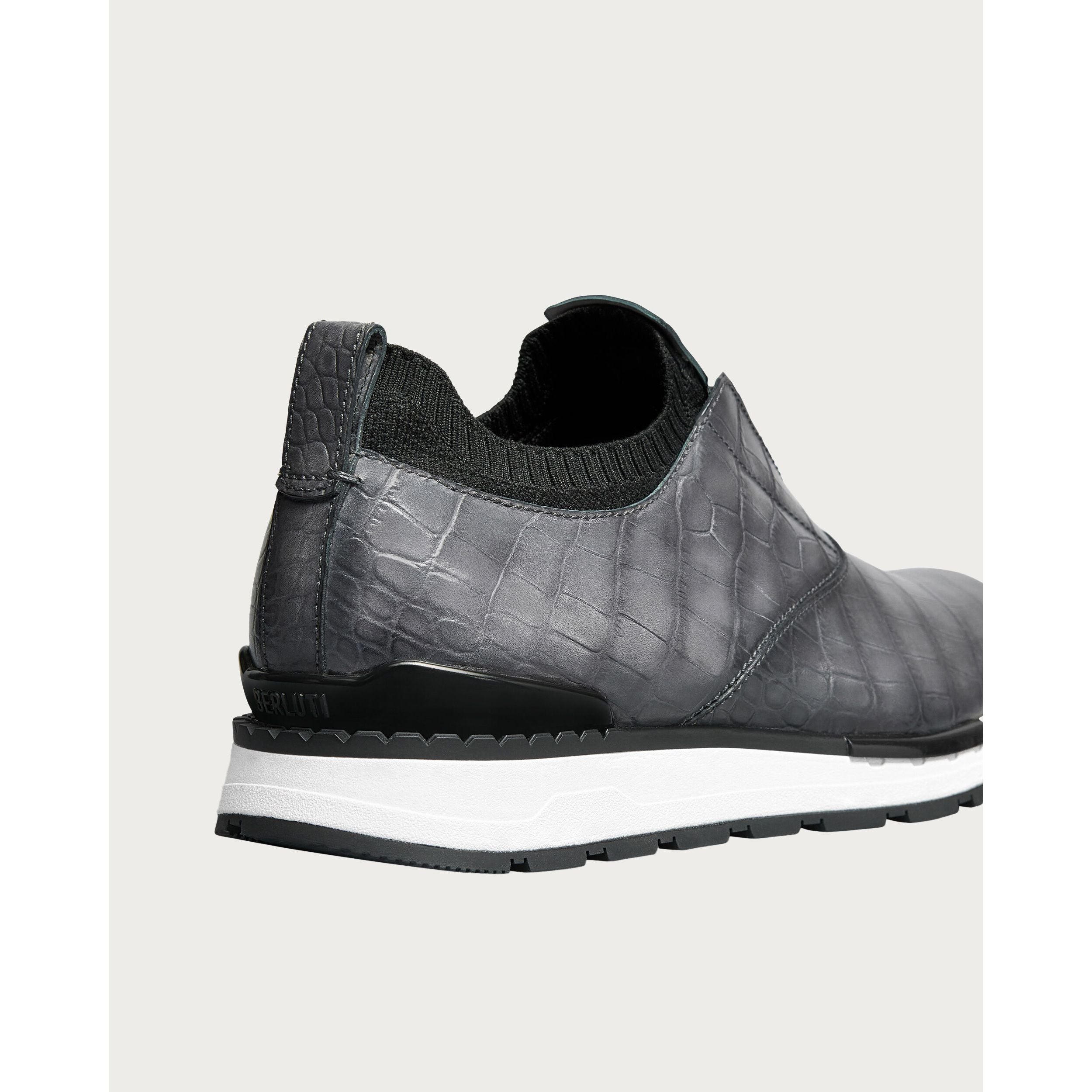 Espadrilles Berluti - Fast Track En Cuir d'Alligator et Nylon