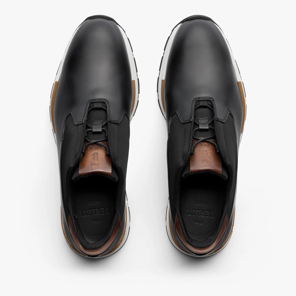 Espadrilles Berluti - Fast Track En Cuir De Veau Glacé - Noir