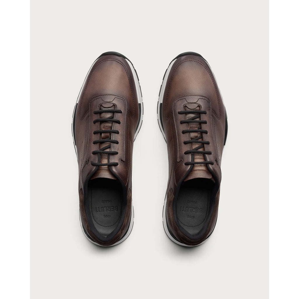 Espadrilles Berluti - Fast Track en Cuir de Veau - Marron