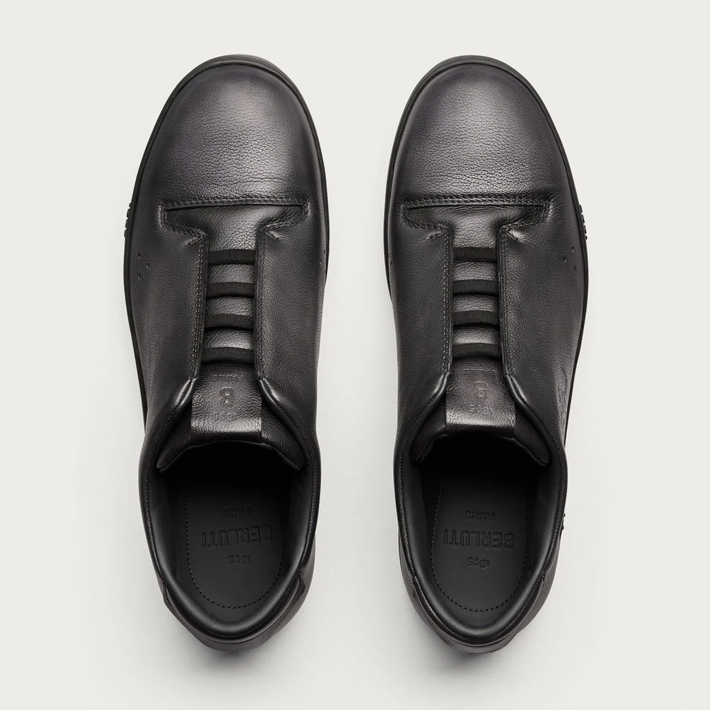 Espadrilles Berluti - Playtime Slip On - Noir Scritto