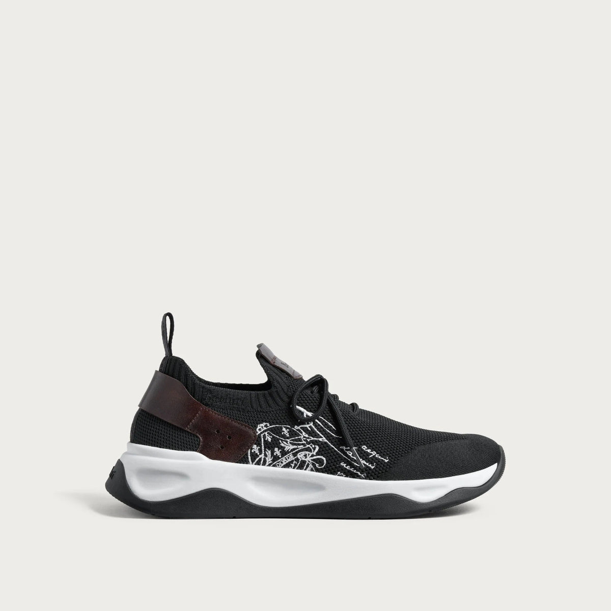 Espadrilles Berluti - Shadow - Maille et Cuir - Noir