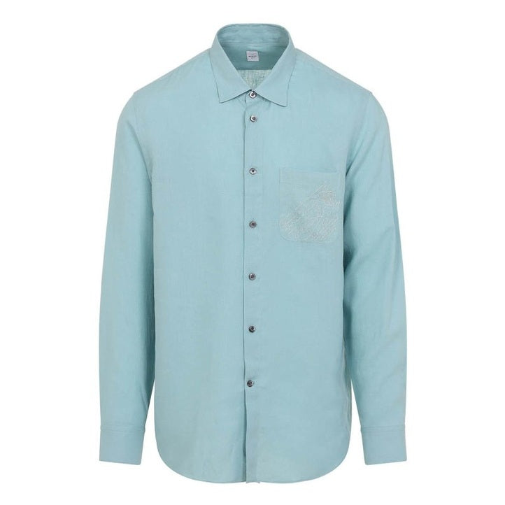 Chemise Berluti - Lin - Bleu Clair