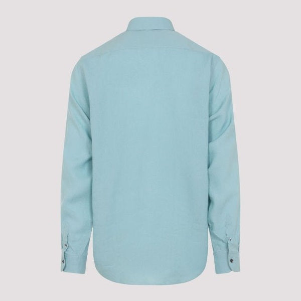 Chemise Berluti - Lin - Bleu Clair