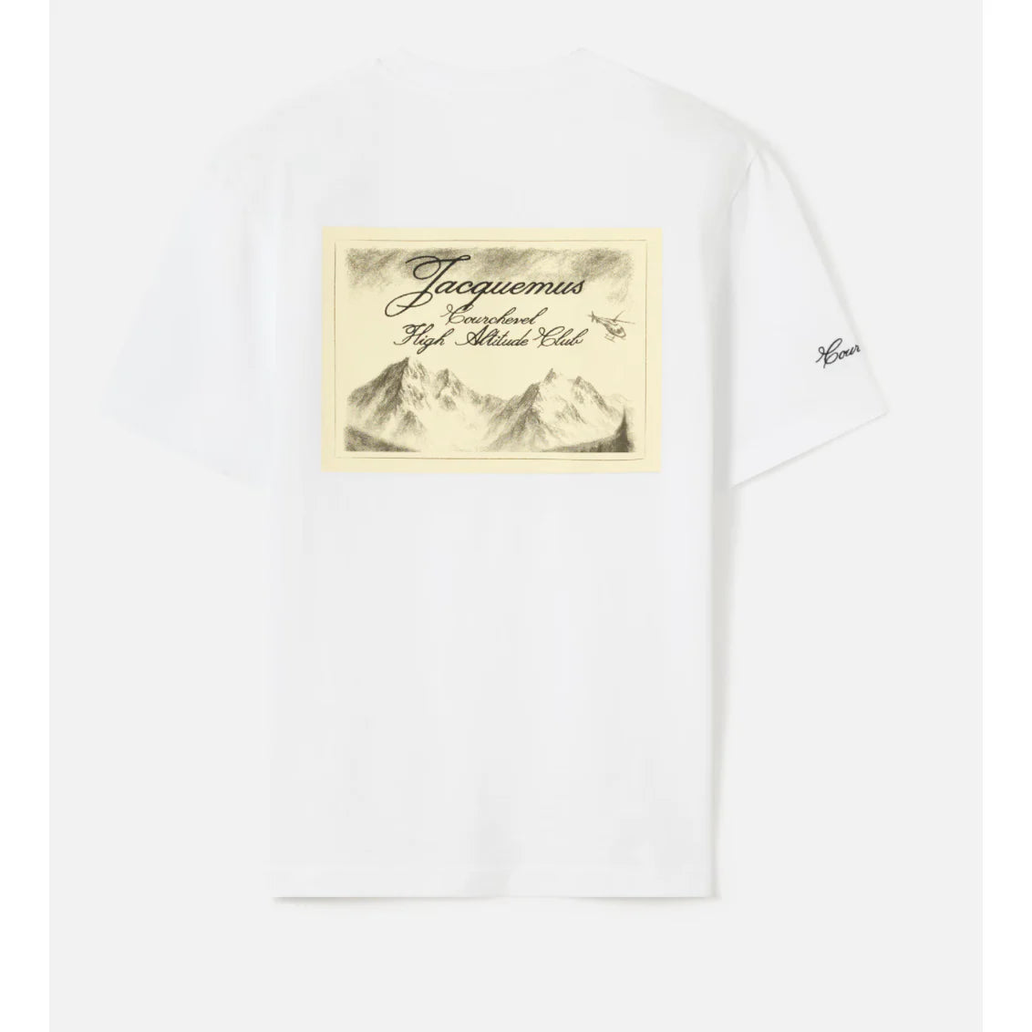 T-Shirt Jacquemus - The Courchevel - Blanc