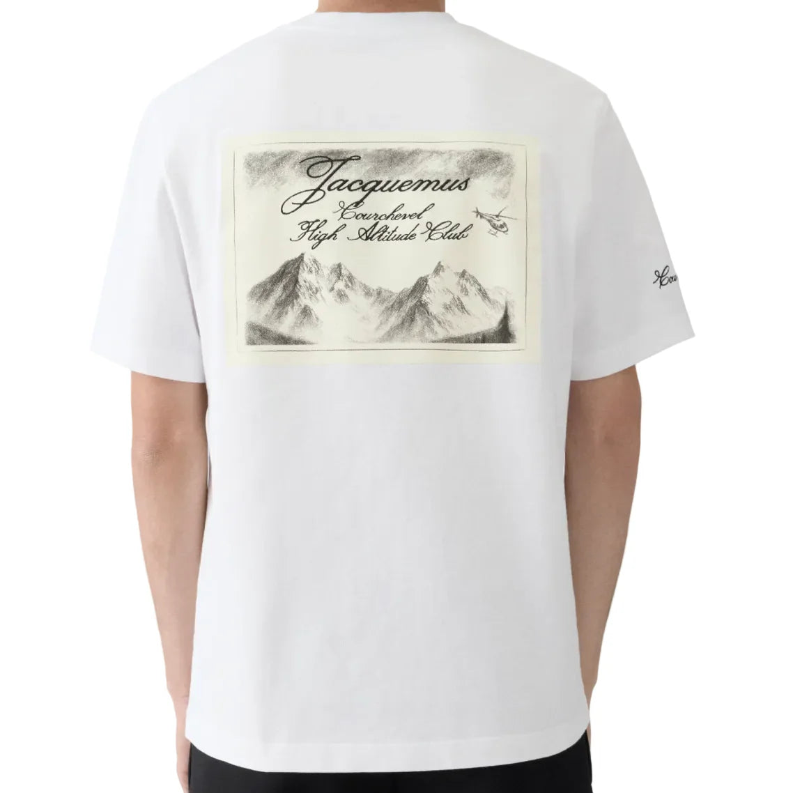T-Shirt Jacquemus - The Courchevel - Blanc