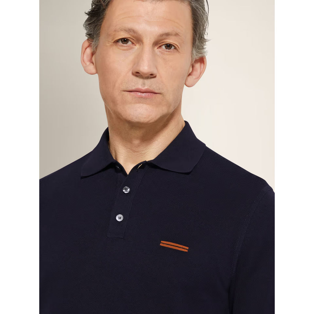 Polo Zegna - Coton - Bleu marine