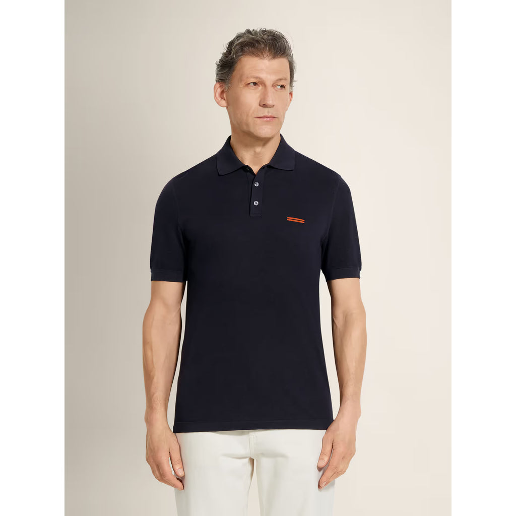 Polo Zegna - Coton - Bleu marine