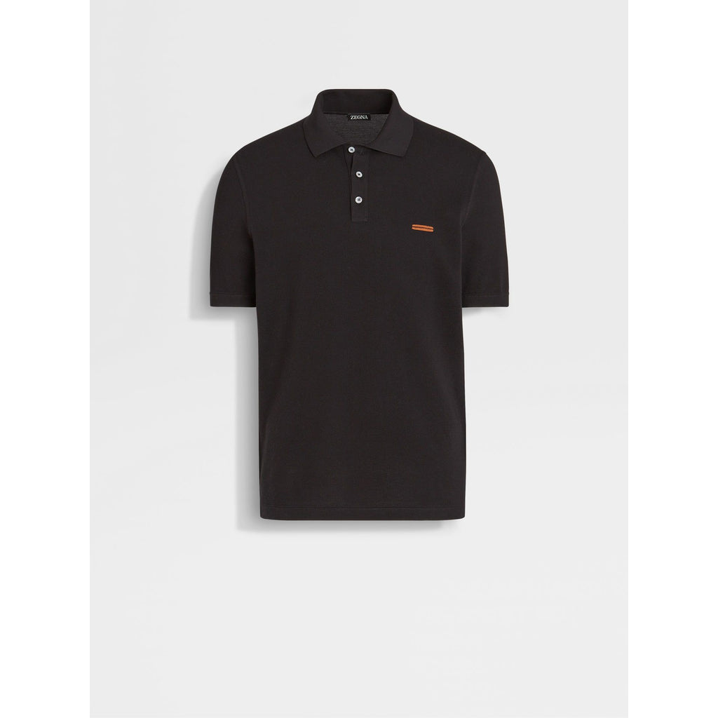 Polo Zegna - Coton - Noir