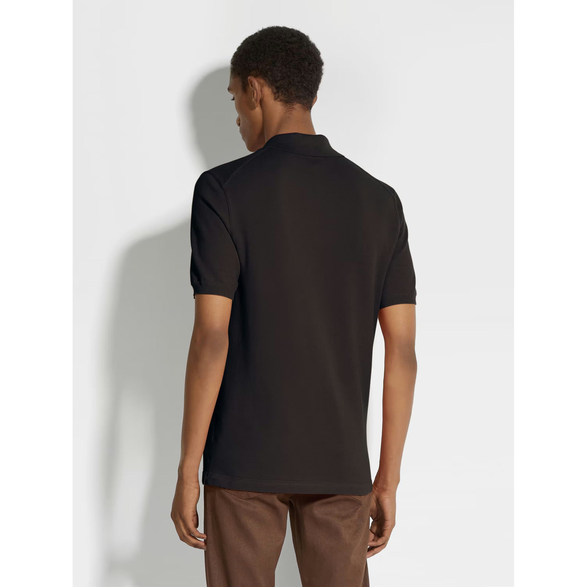 Polo Zegna - Coton - Noir