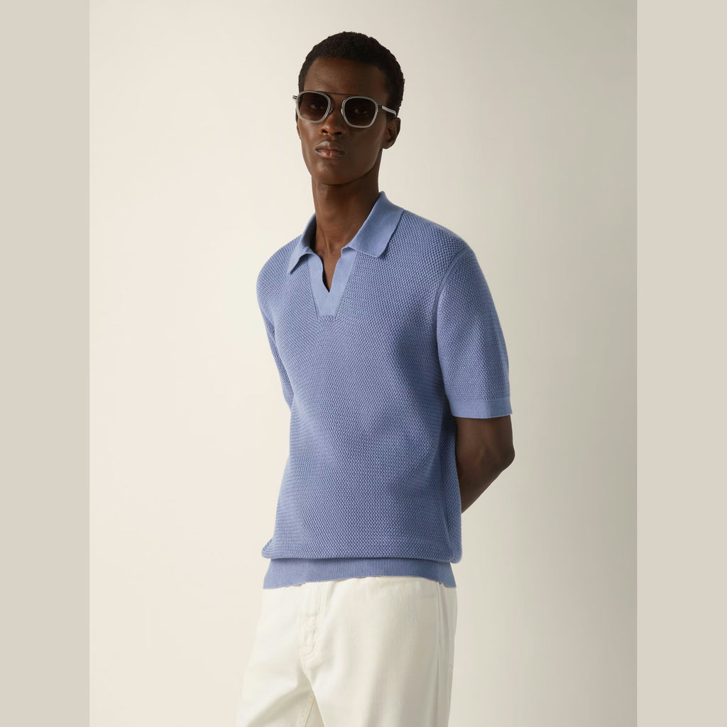 Polo Zegna - Coton - Lilas