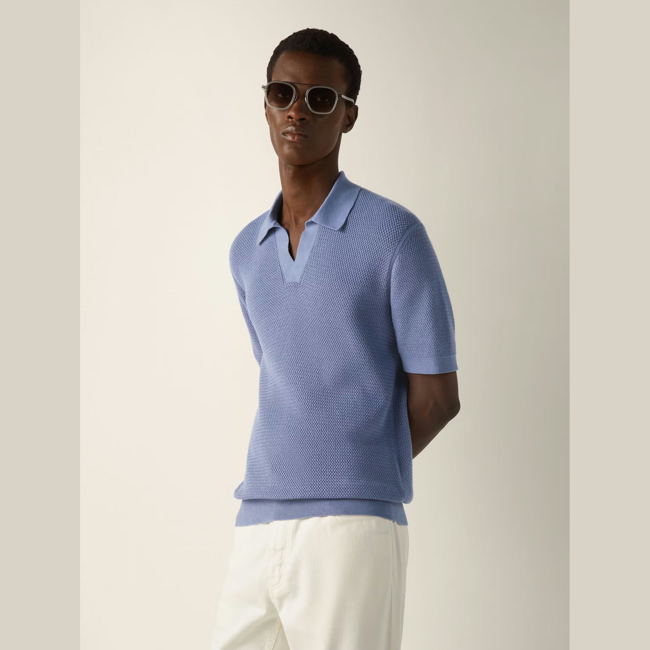 Polo Zegna - Coton - Lilas