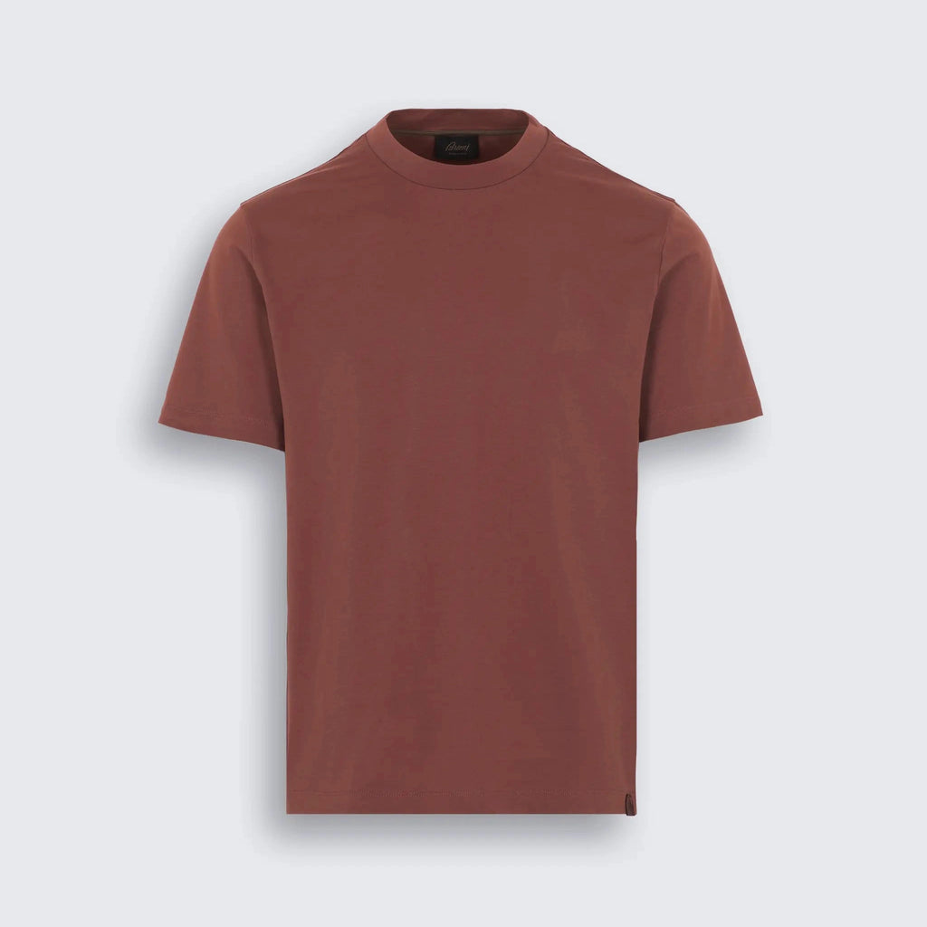 T-Shirt Brioni - gazé bordeaux