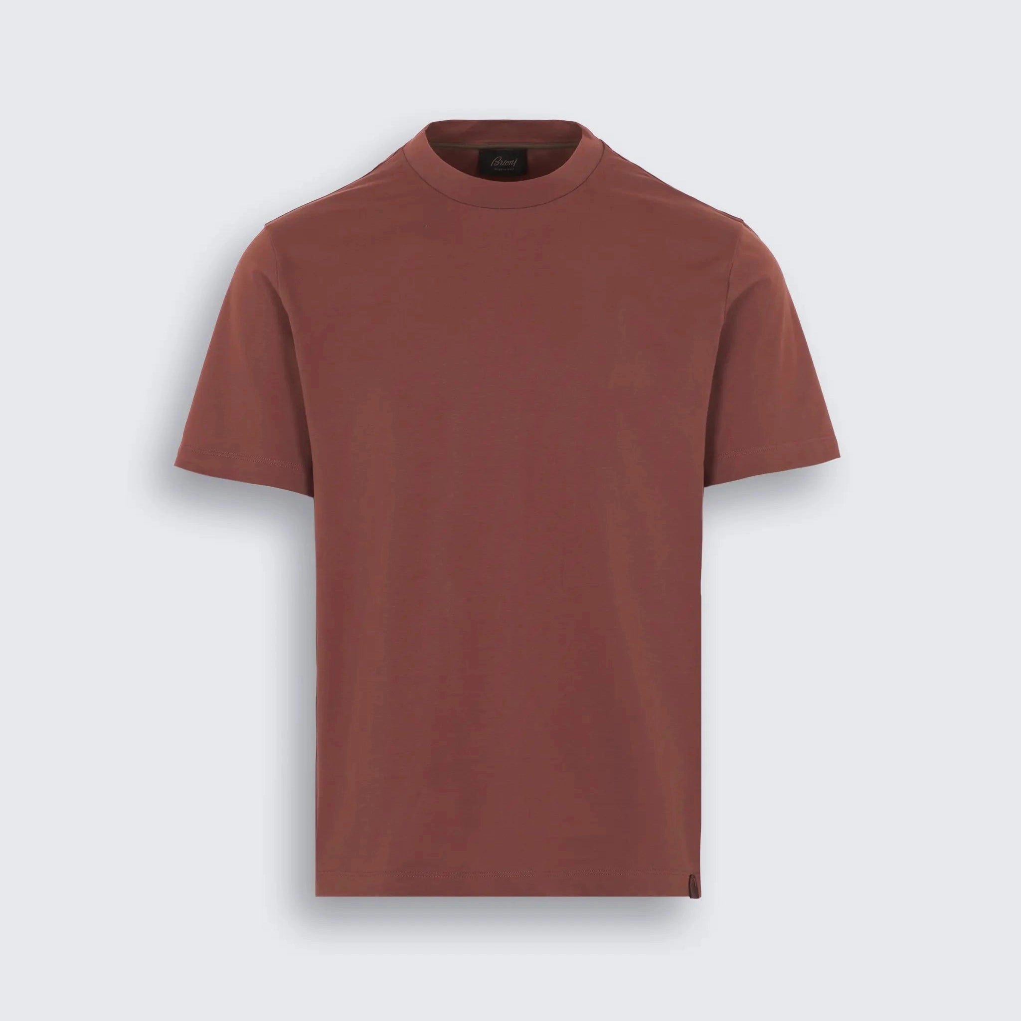 T-Shirt Brioni - gazé bordeaux