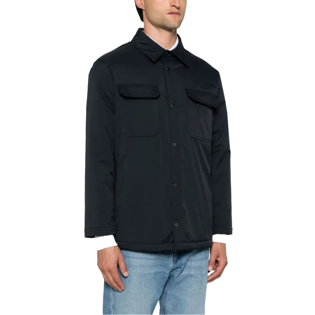 Jacket Kiton - Padded Twill - Bleu Marine