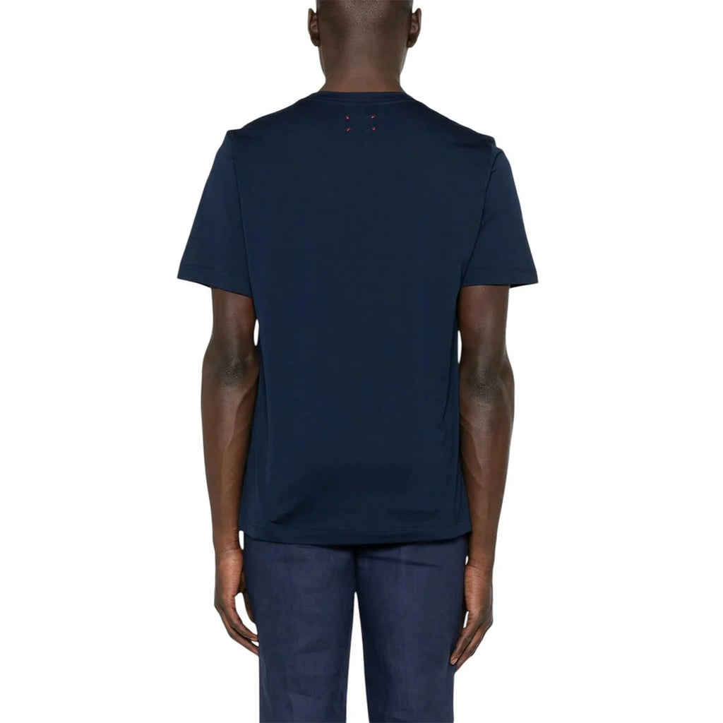 T-Shirt Kiton - Coton - Bleu Marine