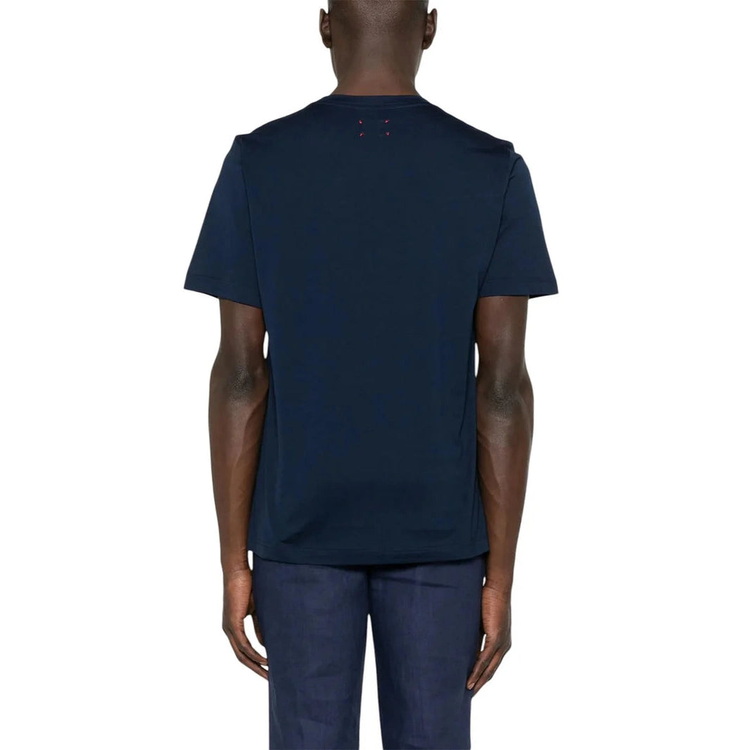 T-Shirt Kiton - Coton - Bleu Marine