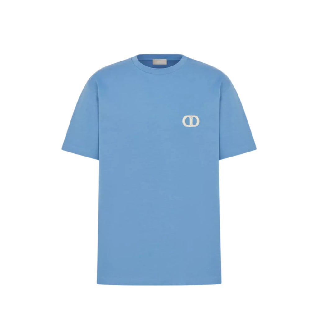 T-Shirt Christian Dior - CD Icon - Coupe Regular - Bleu