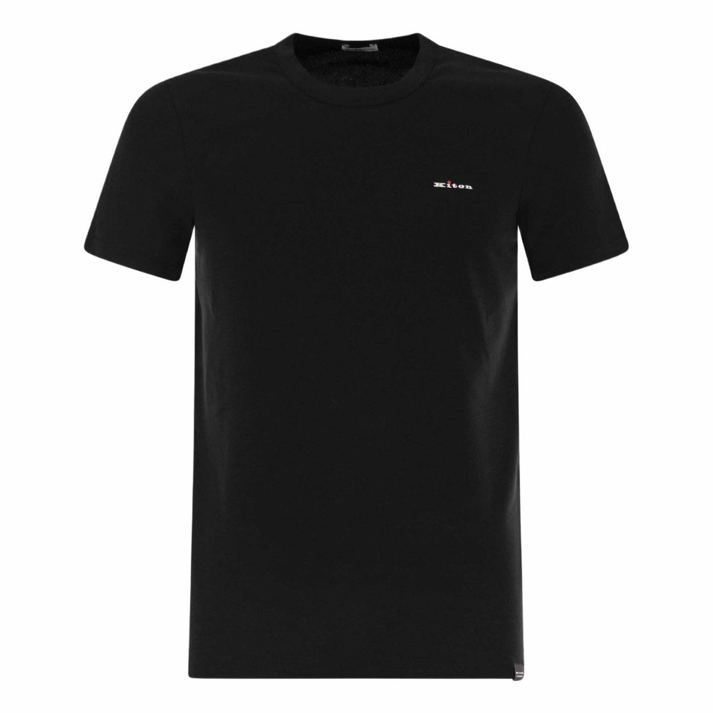 T-Shirt Kiton - Coton - Noir