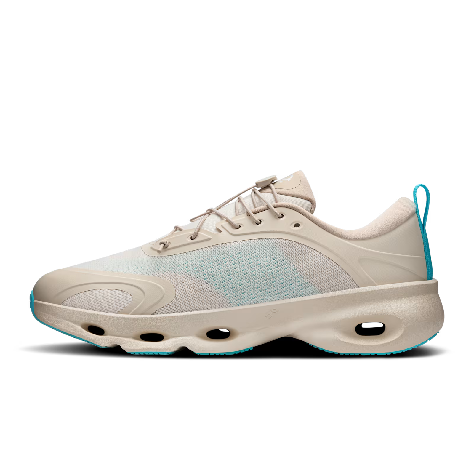 On Running Cloudsolo - LOEWE - Beige / Turquoise