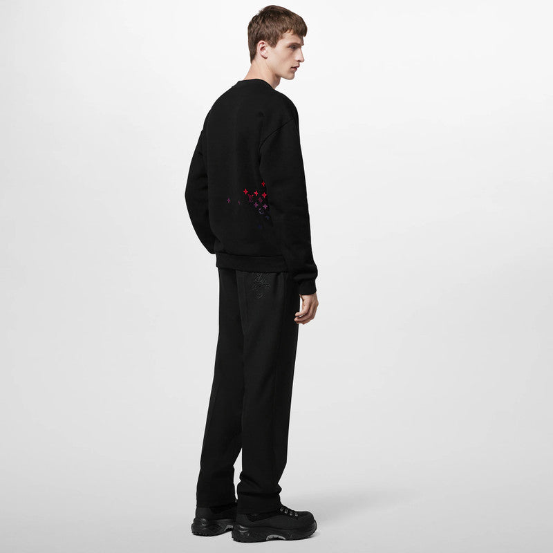 Pull Louis Vuitton - Coton - Logo Brodé - Noir