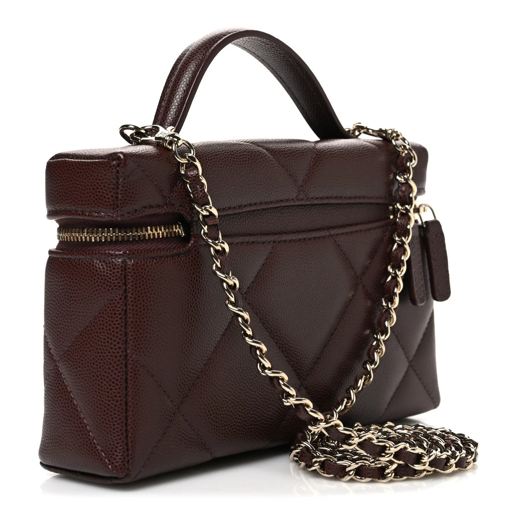 Sac Chanel - Caviar Quilted - Marron Foncé