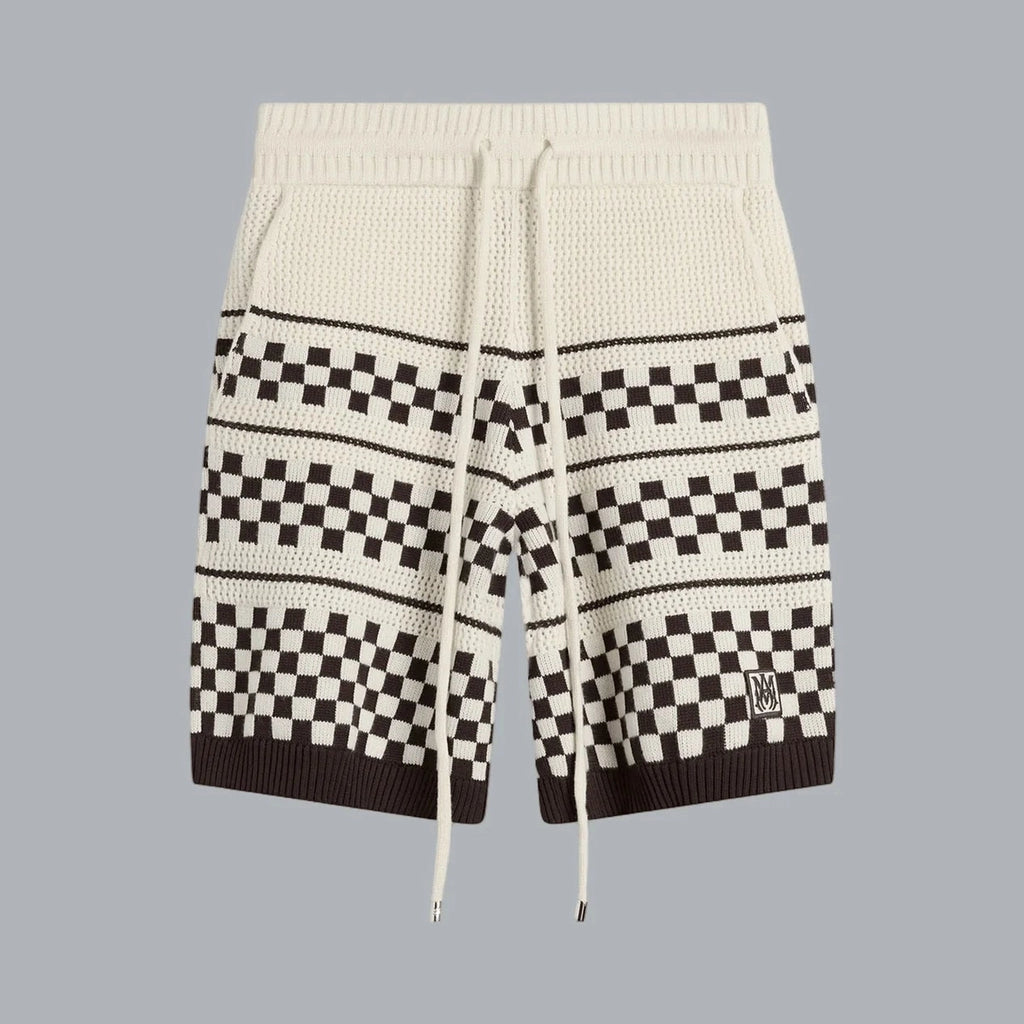 Ensemble Amiri - Laine - Blanc / Brun