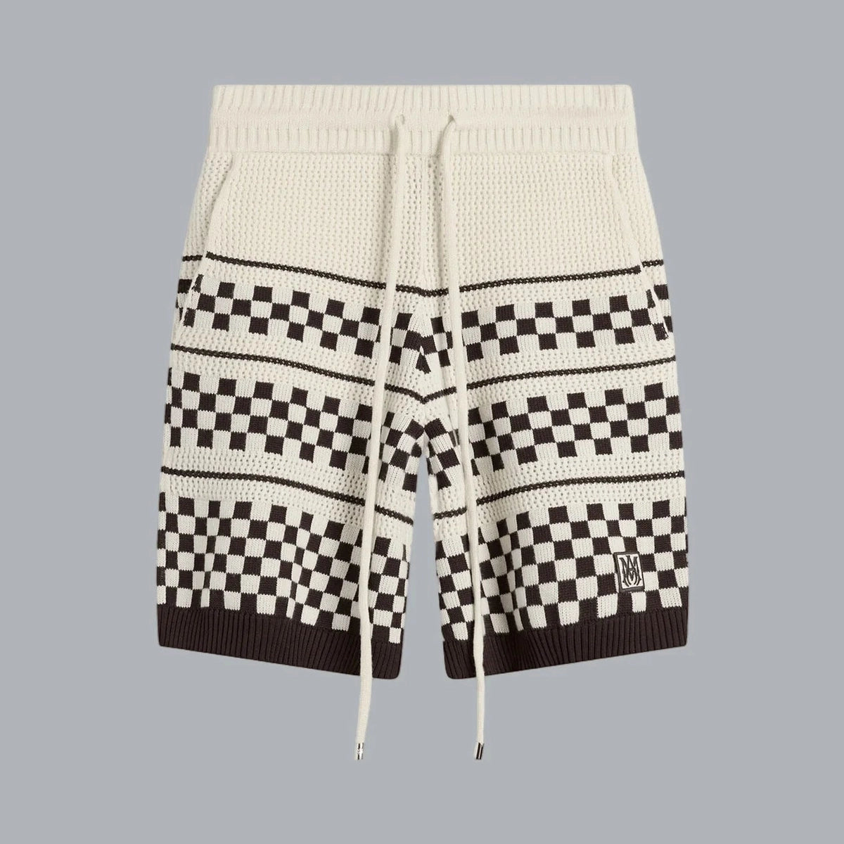 Ensemble Amiri - Laine - Blanc / Brun
