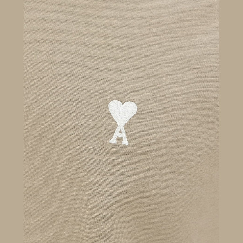 T-Shirt Ami De Coeur - Coton - Beige