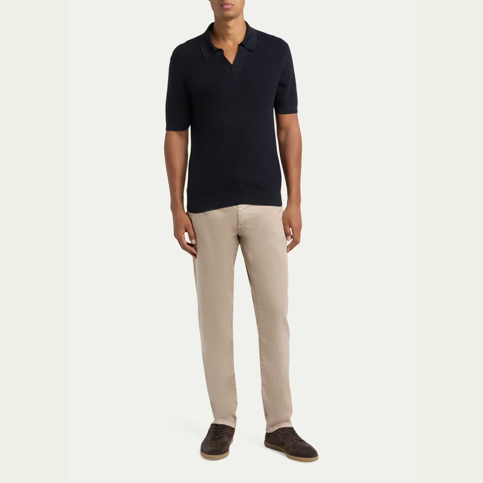 Polo Zegna - Coton - Bleu Marine