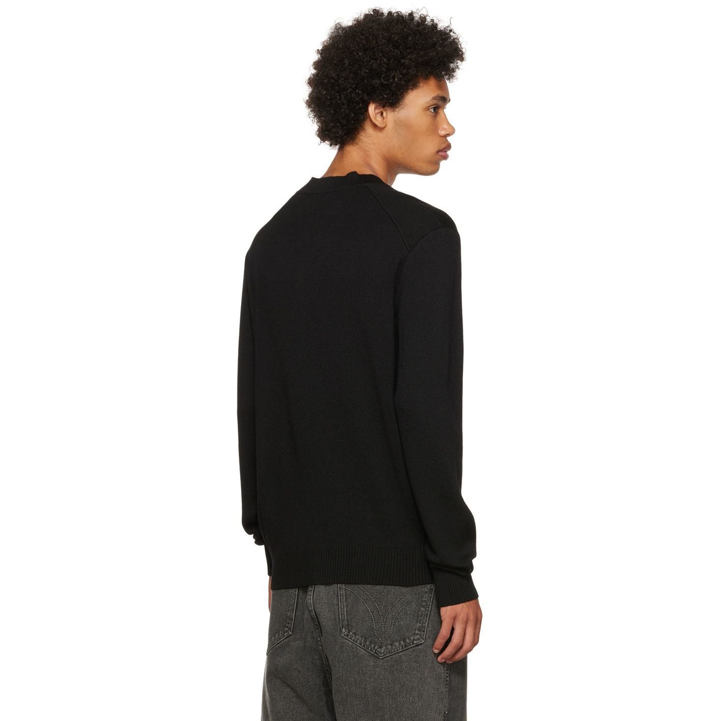 Pull Ami Paris - V-neck - Noir