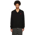 Pull Ami Paris - V-neck - Noir