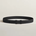 Ceinture Hermes - Boucle H - Noir