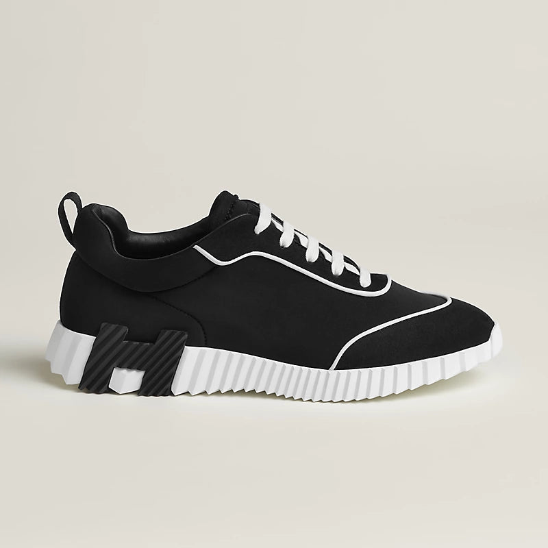 Espadrilles Hermes - Bouncing - Noir Foncé/Blanc
