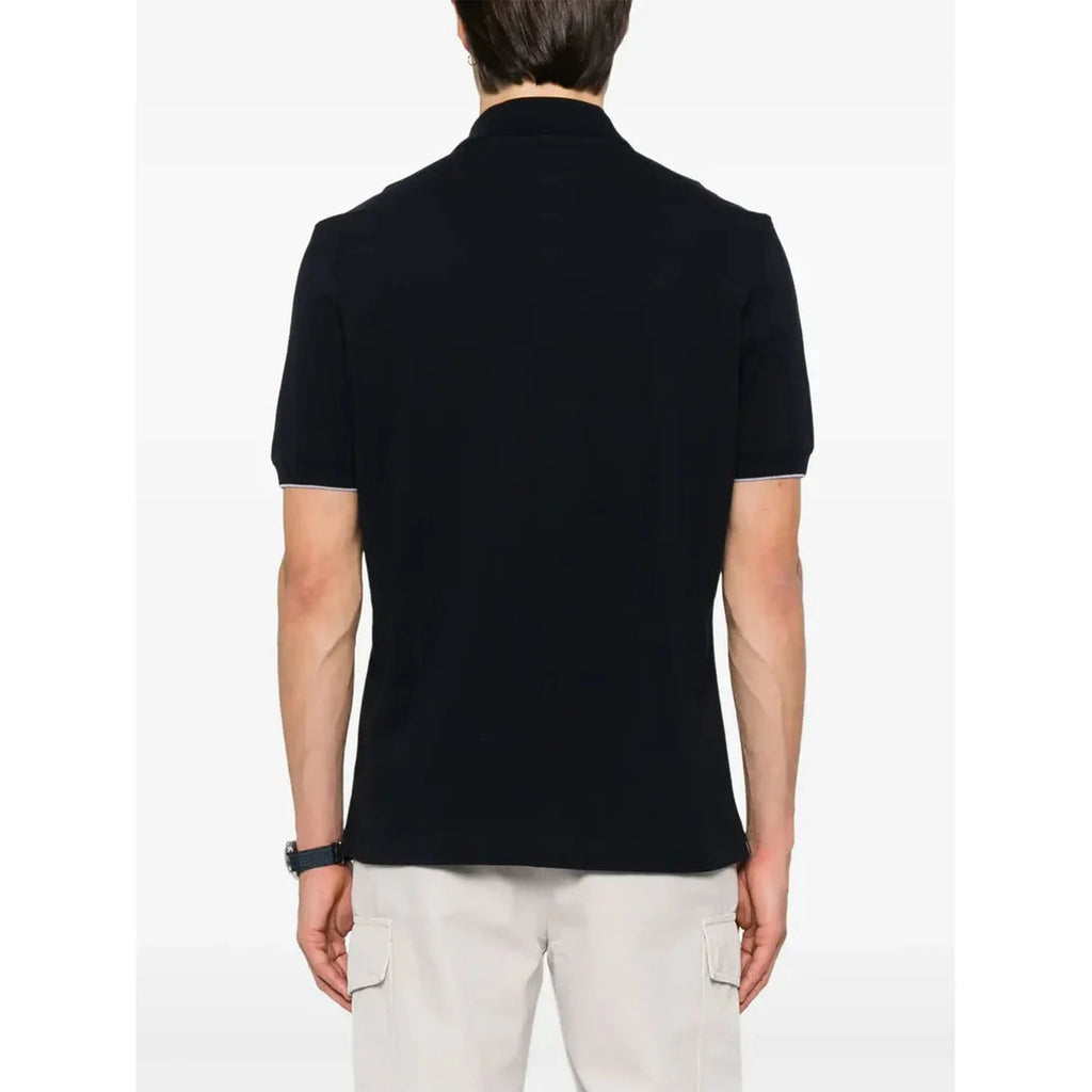 Polo Brunello Cucinelli - Coton - Noir