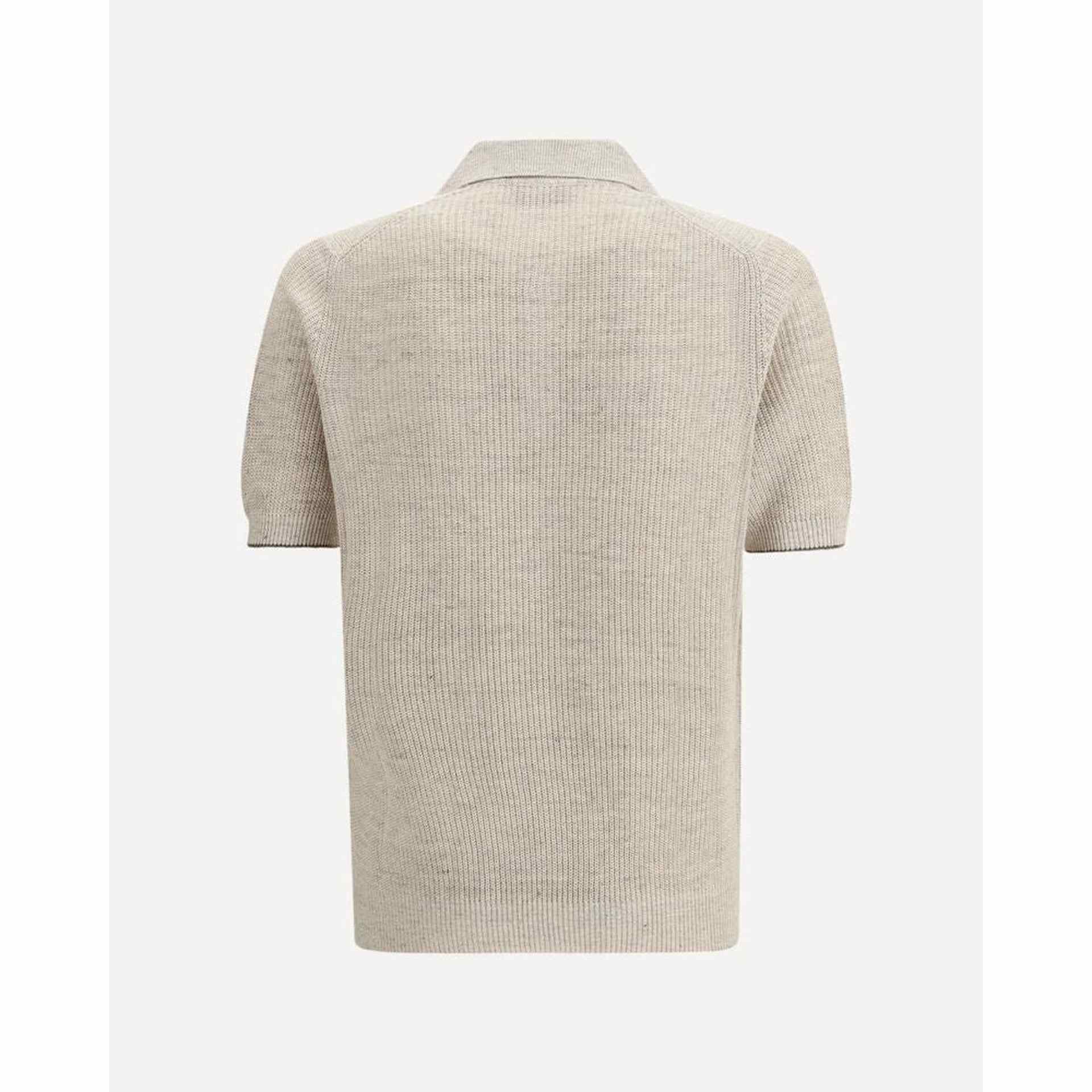 Polo Brunello Cucinelli - Lin/Coton - Beige