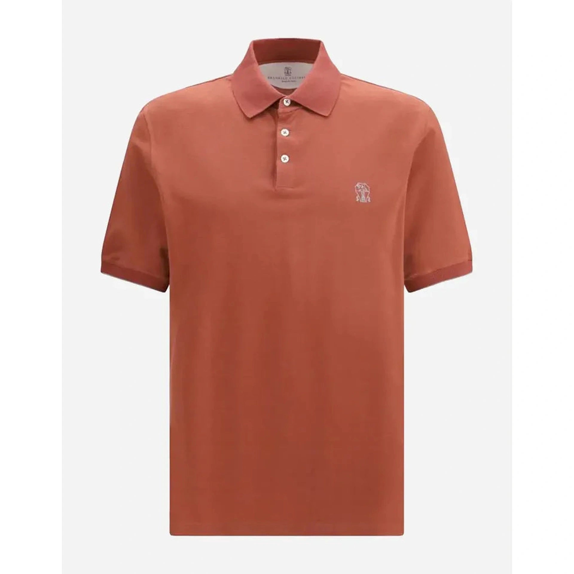 Polo Brunello Cucinelli - Coton - Orange
