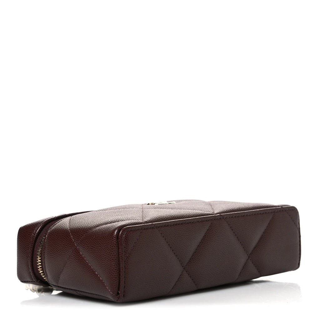 Sac Chanel - Caviar Quilted - Marron Foncé