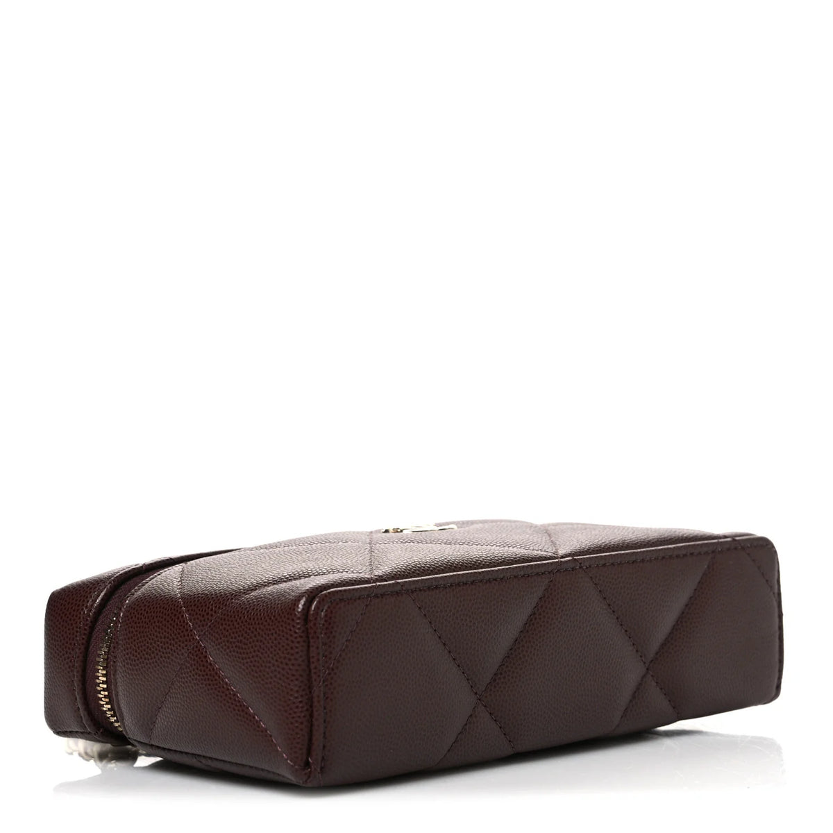 Sac Chanel - Caviar Quilted - Marron Foncé