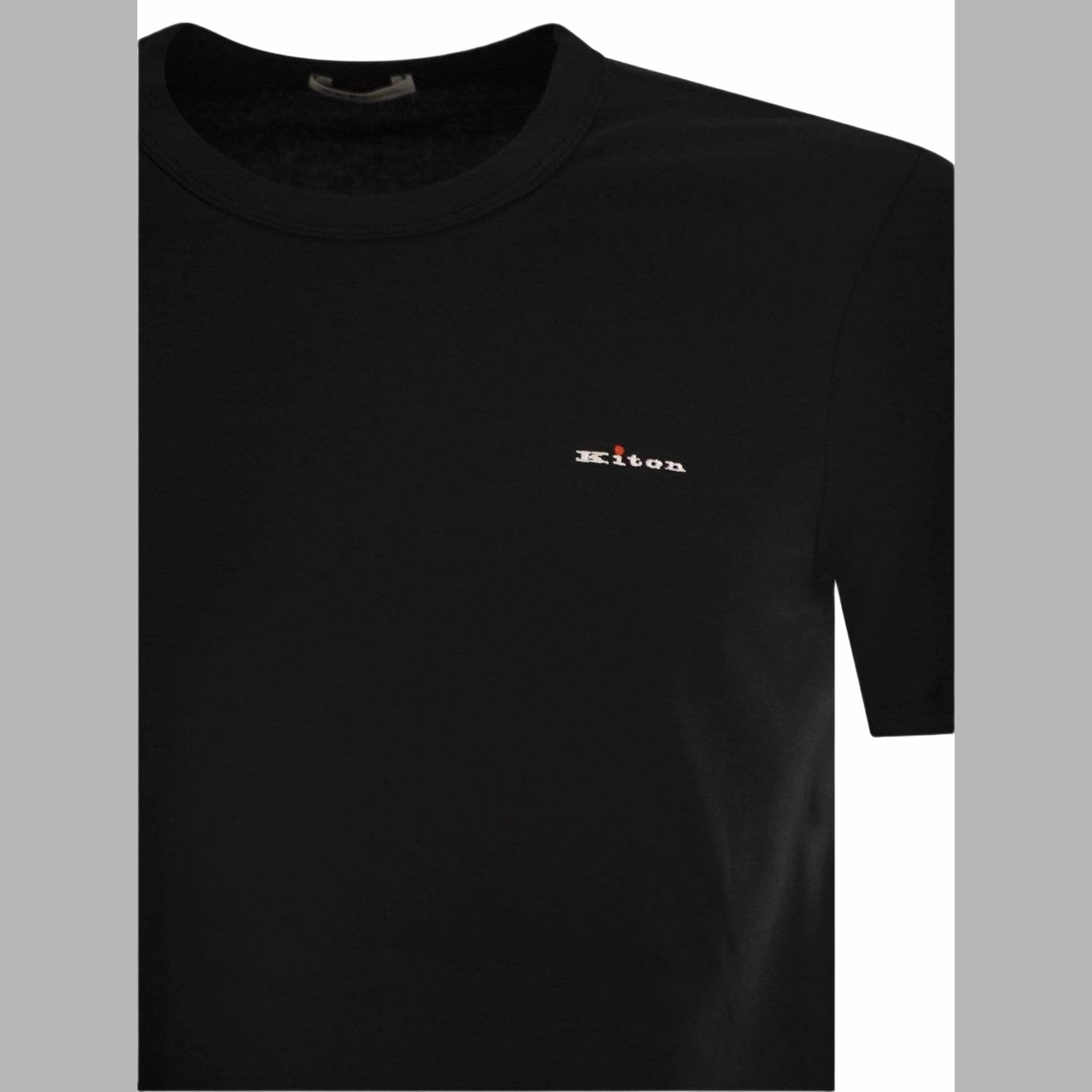 T-Shirt Kiton - Coton - Noir