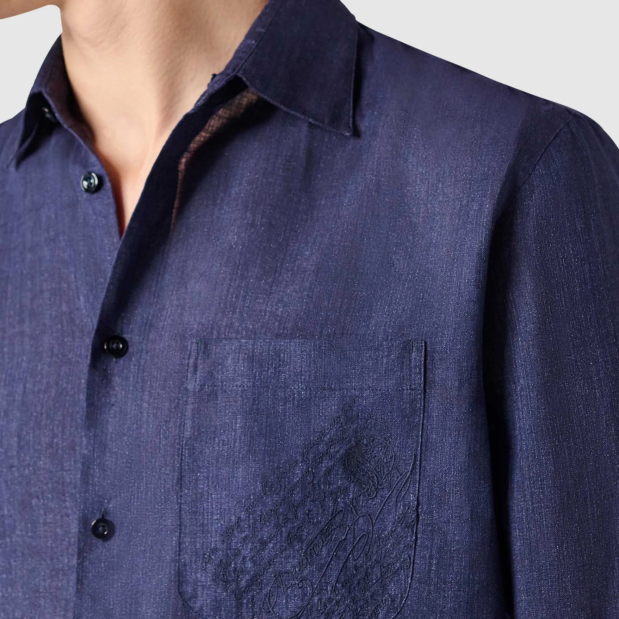 Chemise Berluti - Lin - Violet
